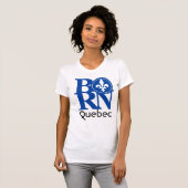 T-shirt NÉE AU Québec (Devant entier)