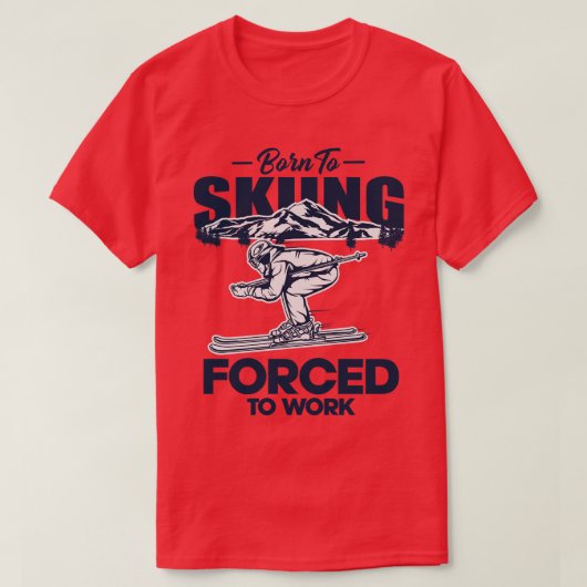 T-SHIRT NÉE AU SKI (Design devant)