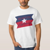 T-shirt NÉE EN OugandaSlaviA, née en Amérique et en Yougos (Devant)