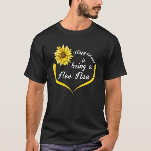 T-shirt Nee Nee Gift : Le Bonheur Est Un Bese Nee (Devant)