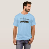 T-shirt Need Coffee - English Major (Devant entier)