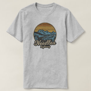 T-shirt Needles Highway South Dakota Retro