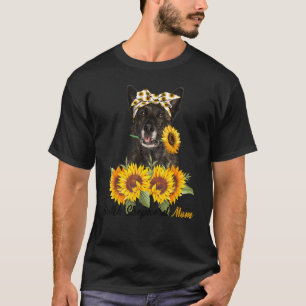 T-shirt Néerlandais Berger Maman tournesol été chien maman