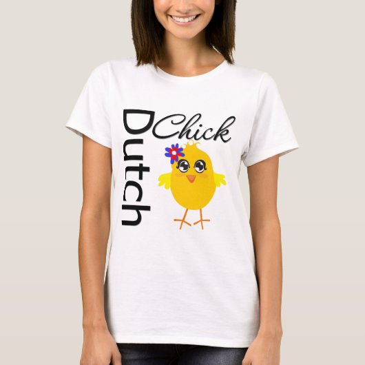 T-shirt Néerlandais Chick (Devant)