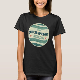 T-shirt Néerlandais Springs Shark Gratuit et non salé Camp
