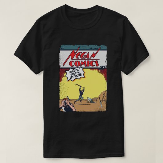 T-shirt Negan Comics 1 Classic (Design devant)