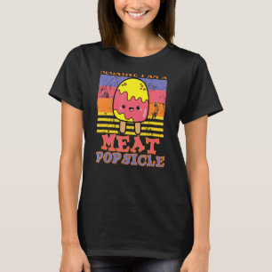 T-shirt Négatif Je Suis Un Popsicle De Viande Pour Hommes