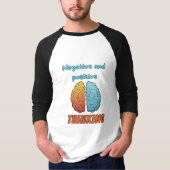 T-shirt Negative and positive thinking (Devant)