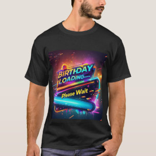 T-shirt Négoce Futuriste Chargement Anniversaire