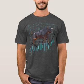 T-shirt Négociation sur l'échange stock de crypto-monnaies