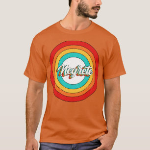 T-shirt Negrete Nom Chemise Vintage Cercle Negrete
