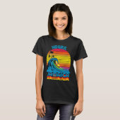 T-shirt Negril Jamaica Retro Throwback Surf & Beach Souven (Devant entier)