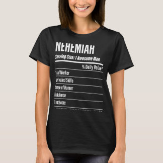 T-shirt Nehemiah Éléments nutritionnels Taille du service 