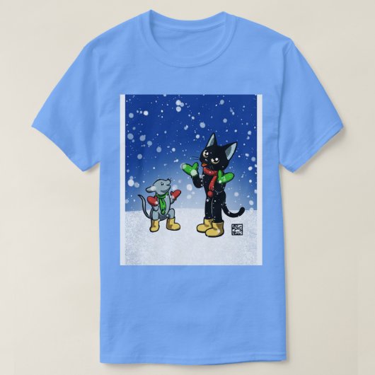 T-shirt Neige (Design devant)