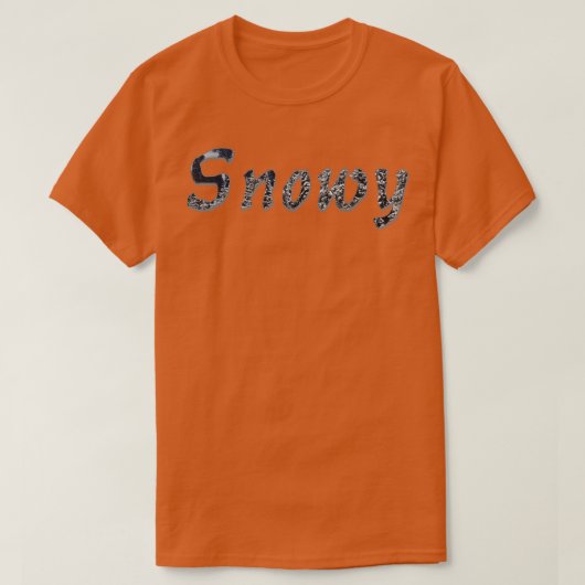 T-shirt Neige (Design devant)