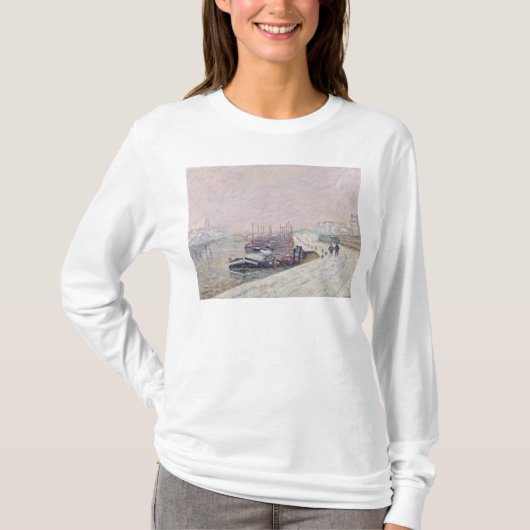 T-shirt Neige à Rouen (Devant)