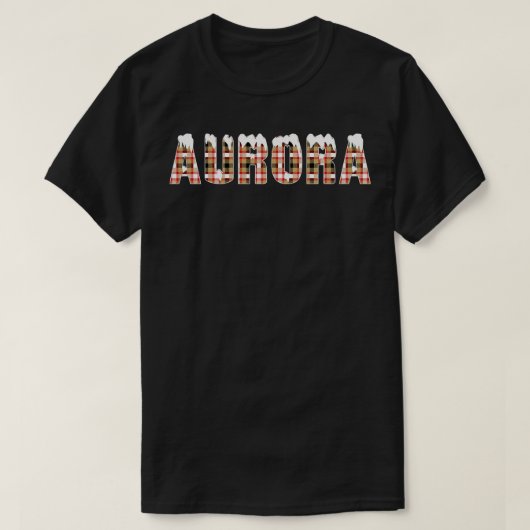 T-shirt Neige aurora (Design devant)