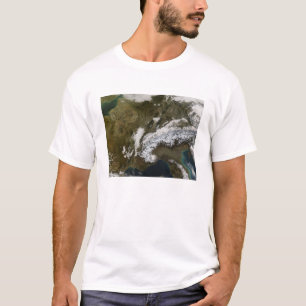 T-shirt Neige, brouillard et nuages bas en Europe occident