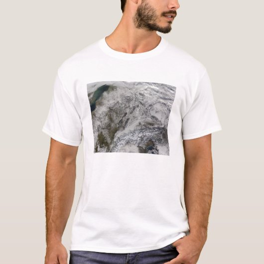 T-shirt Neige en Europe (Devant)