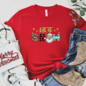 T-shirt Neige Père Noël Noël féminin