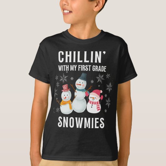 T-shirt neiges de première classe (Devant)