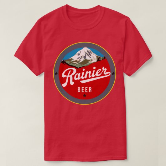 T-shirt Nek ra mabok ki pie rasane ngono Rainier Beer T (Design devant)