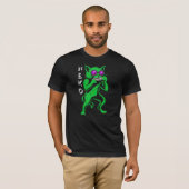 T-shirt Neko Harmonica Blues Chat T-Shirt. Neko signifie c (Devant entier)