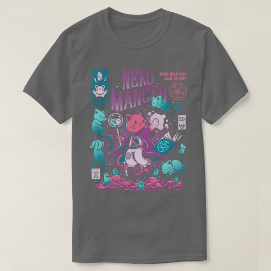 T-shirt Nekomancer (Design devant)