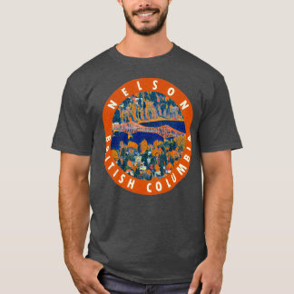 T-shirt Nelson Colombie-Britannique Vintage voyage Decal
