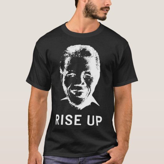 T-shirt Nelson Mandela se lève (Devant)