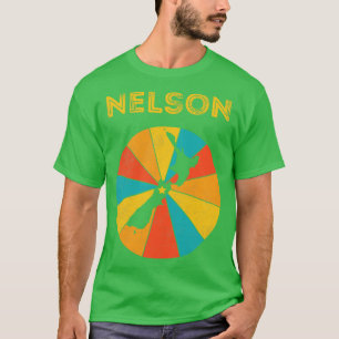 T-shirt Nelson Nouvelle-Zélande Vintage Souvenir déshabill