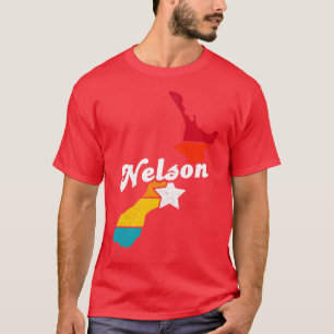 T-shirt Nelson Nouvelle-Zélande Vintage Souvenir déshabill