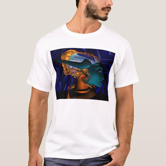 T-SHIRT NEMES/PORTRAIT ANDROÏDE HYPER (Devant)