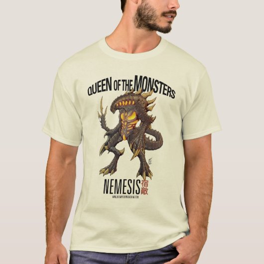 T-shirt Nemesis - reine des monstres (Devant)