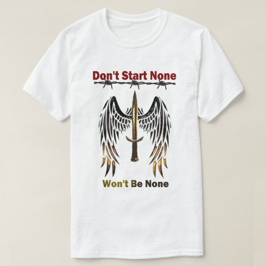 T-shirt N'en commencez aucun, n'en sera aucun (Design devant)