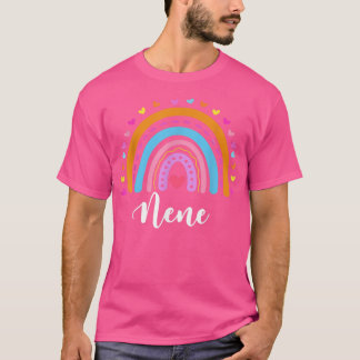 T-shirt Nene Gifts For Grandma Cute Nene Rainbow Mothers D