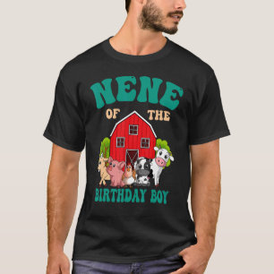 T-shirt Nene Of The Birthday Boy Farm Animal Famille Anniv