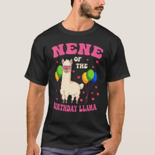 T-shirt Nene Of The Birthday Lama Anniversaire Party Famil