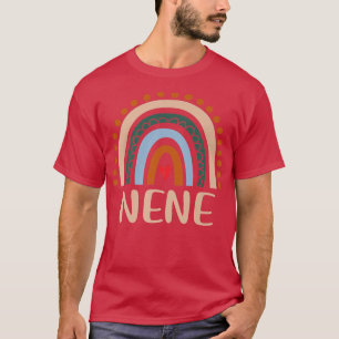 T-shirt Nene Rainbow Grandma mignonne Mères Day Funny Nene