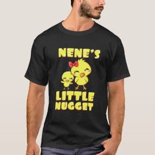T-shirt Nenes Little Nugget Chicken Grand-mère Fête des mè