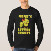 T-shirt Nenes Little Nugget Chicken Grand-mère Fête des mè (Devant)