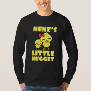 T-shirt Nenes Little Nugget Chicken Grand-mère Fête des mè