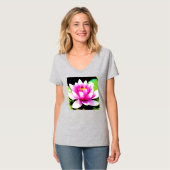 T-shirt Nénuphar rose (Devant entier)
