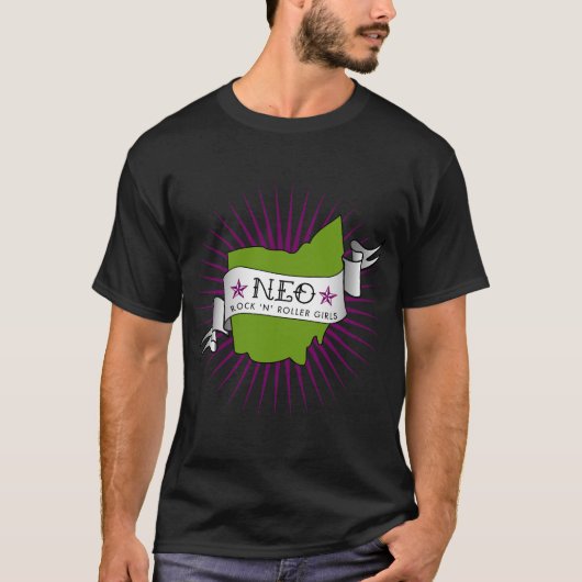 T-shirt néo- logo de canalisation de l'Ohio (Devant)
