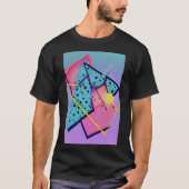 T-shirt Neo-Memphis Design Ken Gage Retrowave Fine Art (Devant)