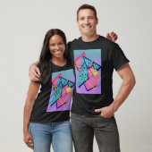 T-shirt Neo-Memphis Design Ken Gage Retrowave Fine Art (Unisexe)
