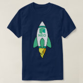 T-shirt Neo To The Moon Rocket (Design devant)