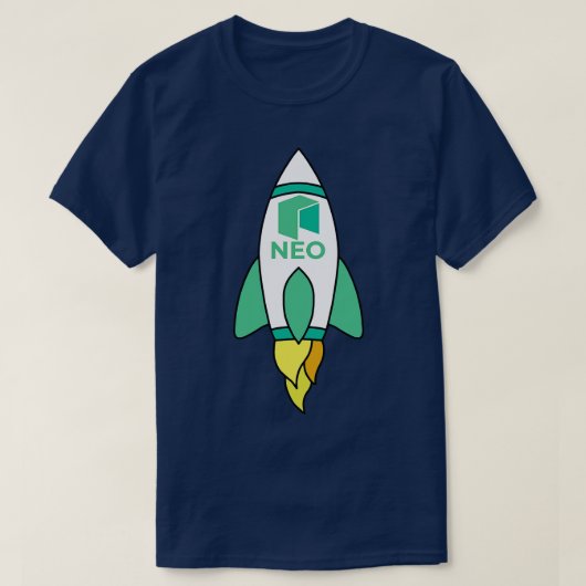 T-shirt Neo To The Moon Rocket (Design devant)