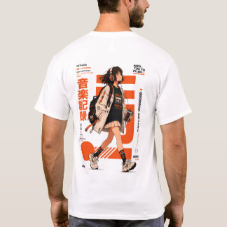 T-shirt Neo Tokyo Files 002 - Retro Anime Musique Techwear