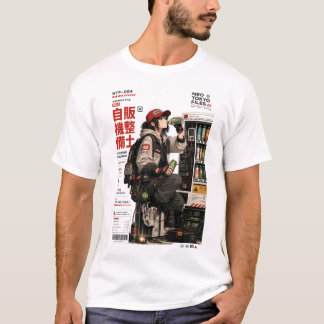 T-shirt Neo Tokyo Files 004 -Anime Cyberpunk Techwear